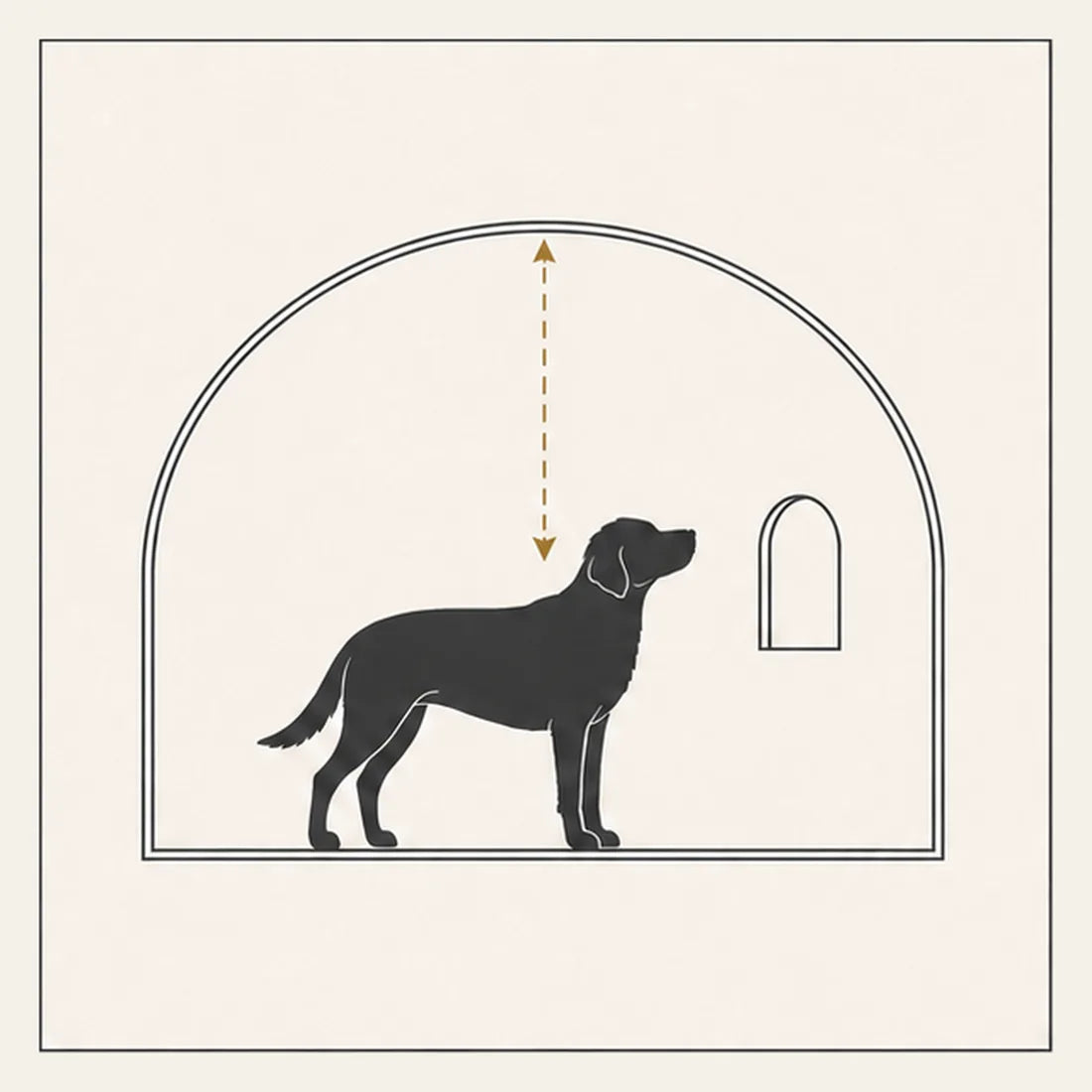 How to Size an Indoor Dog Residence: Standing Tall Comes First